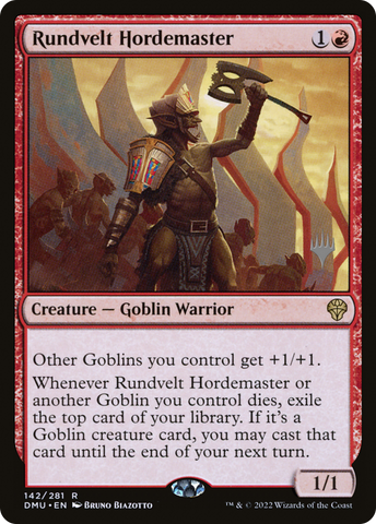 Rundvelt Hordemaster (Promo Pack) [Dominaria United Promos] - The Mythic Store | 24h Order Processing