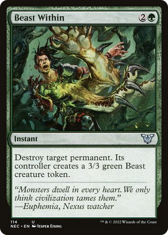 Beast Within [Kamigawa: Neon Dynasty Commander] - The Mythic Store | 24h Order Processing