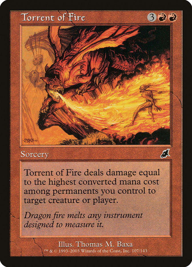 Torrent of Fire [Scourge] - The Mythic Store | 24h Order Processing