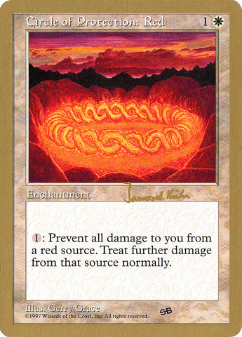 Circle of Protection: Red (Janosch Kuhn) (SB) [World Championship Decks 1997] - The Mythic Store | 24h Order Processing