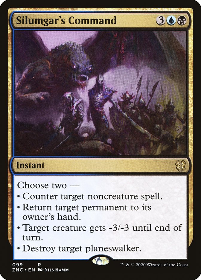 Silumgar's Command [Zendikar Rising Commander] - The Mythic Store | 24h Order Processing