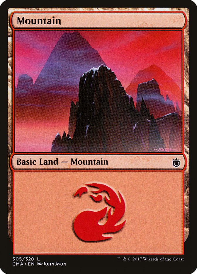 Mountain (305) [Commander Anthology] - The Mythic Store | 24h Order Processing