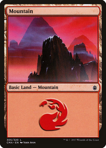 Mountain (305) [Commander Anthology] - The Mythic Store | 24h Order Processing