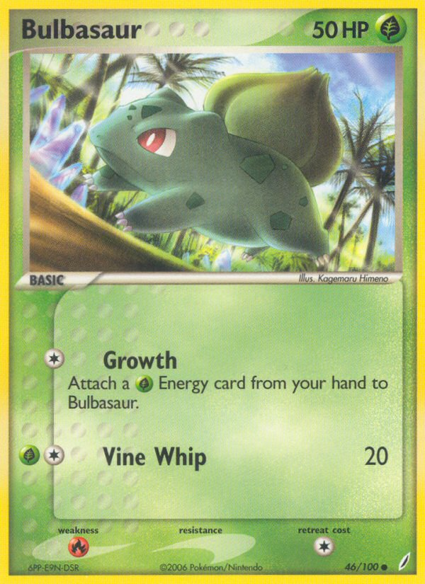 Bulbasaur (46/100) [EX: Crystal Guardians] - The Mythic Store | 24h Order Processing