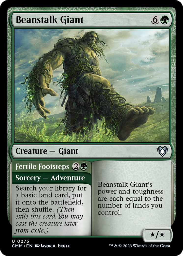 Beanstalk Giant // Fertile Footsteps [Commander Masters] - The Mythic Store | 24h Order Processing