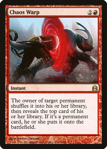 Chaos Warp [Commander 2011] - The Mythic Store | 24h Order Processing