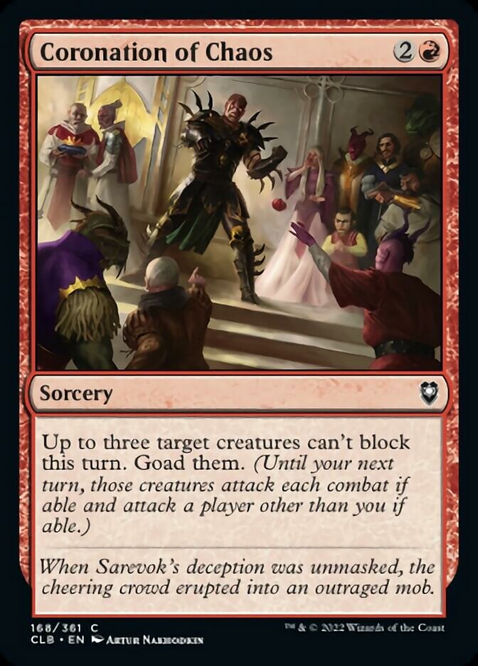 Coronation of Chaos [Commander Legends: Battle for Baldur's Gate] - The Mythic Store | 24h Order Processing