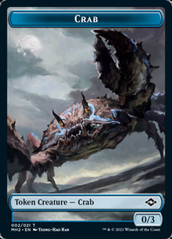 Crab // Food (18) Double-Sided Token [Modern Horizons 2 Tokens] - The Mythic Store | 24h Order Processing