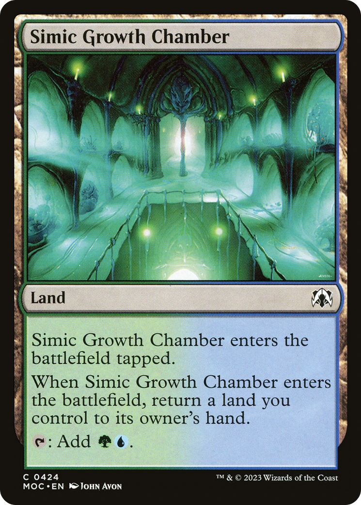 Simic Growth Chamber [March of the Machine Commander] - The Mythic Store | 24h Order Processing