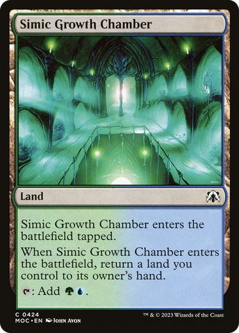 Simic Growth Chamber [March of the Machine Commander] - The Mythic Store | 24h Order Processing