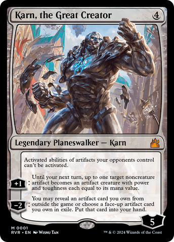 Karn, the Great Creator [Ravnica Remastered] - The Mythic Store | 24h Order Processing