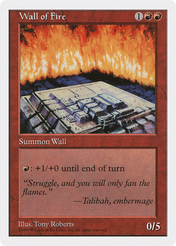 Wall of Fire [Fifth Edition] - The Mythic Store | 24h Order Processing
