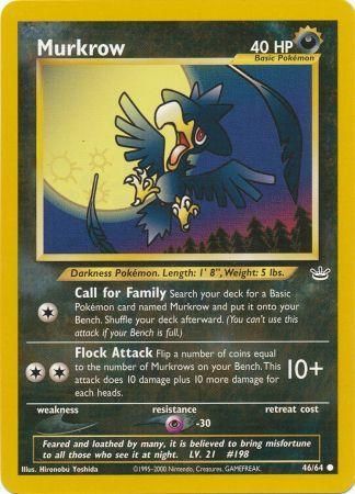 Murkrow (46/64) [Neo Revelation Unlimited] - The Mythic Store | 24h Order Processing
