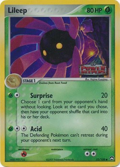 Lileep (52/108) (Stamped) [EX: Power Keepers] - The Mythic Store | 24h Order Processing