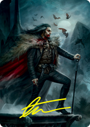 Dracula, Blood Immortal Art Card (Gold-Stamped Signature) [Innistrad: Crimson Vow Art Series] - The Mythic Store | 24h Order Processing