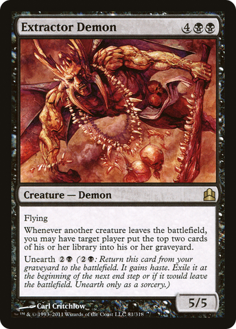 Extractor Demon [Commander 2011] - The Mythic Store | 24h Order Processing