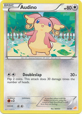 Audino (12/30) [Black & White: Trainer Kit - Excadrill] - The Mythic Store | 24h Order Processing