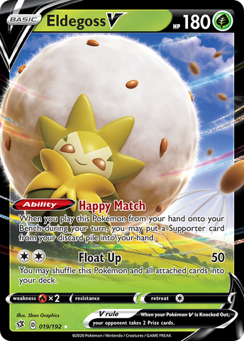 Eldegoss V (019/192) [Sword & Shield: Rebel Clash] - The Mythic Store | 24h Order Processing