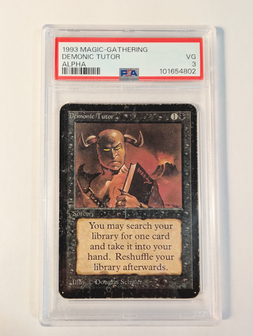 Demonic Tutor PSA 3 [Alpha Edition] - The Mythic Store | 24h Order Processing