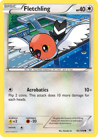 Fletchling (82/108) [XY: Roaring Skies] - The Mythic Store | 24h Order Processing