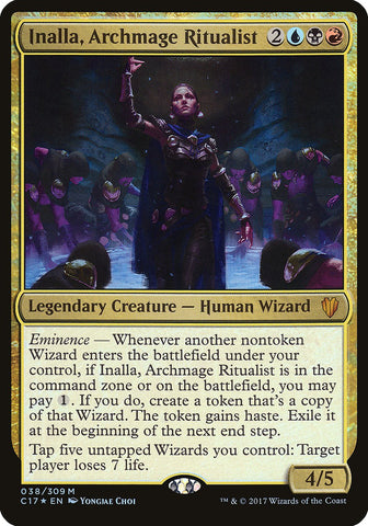 Inalla, Archmage Ritualist (Oversized) [Commander 2017 Oversized] - The Mythic Store | 24h Order Processing