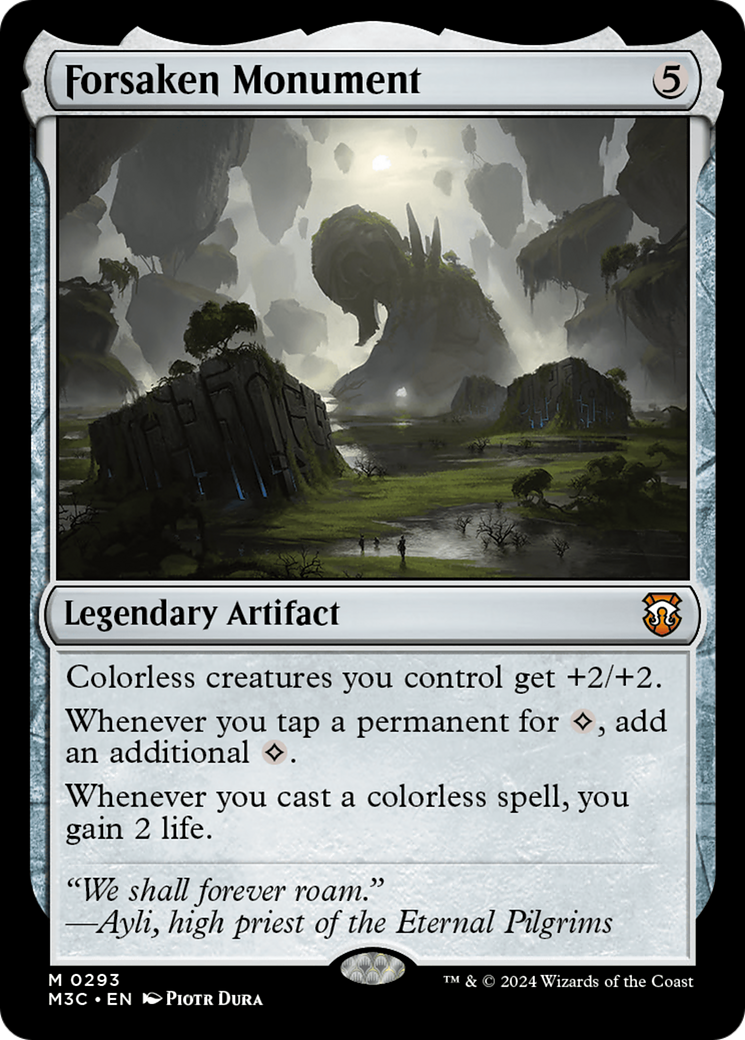 Forsaken Monument (Ripple Foil) [Modern Horizons 3 Commander] - The Mythic Store | 24h Order Processing