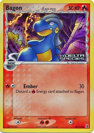 Bagon (58/113) (Delta Species) (Stamped) [EX: Delta Species] - The Mythic Store | 24h Order Processing