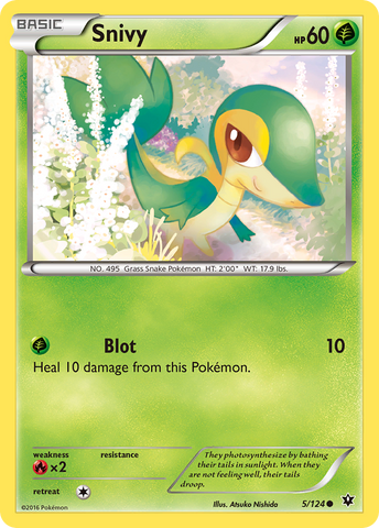 Snivy (5/124) [XY: Fates Collide] - The Mythic Store | 24h Order Processing