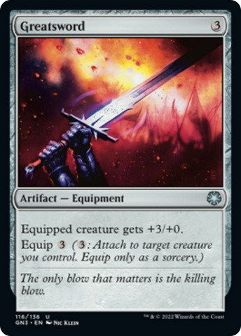 Greatsword [Game Night: Free-for-All] - The Mythic Store | 24h Order Processing