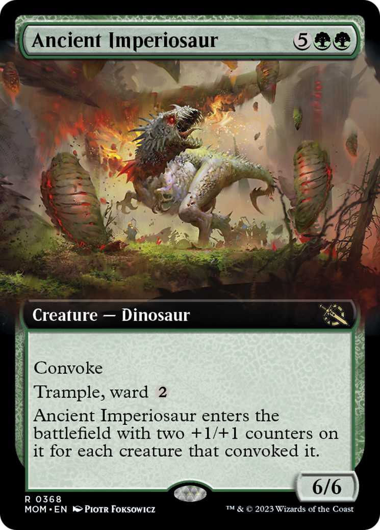 Ancient Imperiosaur (Extended Art) [March of the Machine] - The Mythic Store | 24h Order Processing