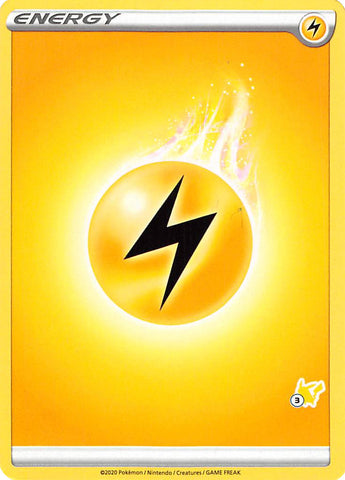 Lightning Energy (Pikachu Stamp #3) [Battle Academy 2022] - The Mythic Store | 24h Order Processing