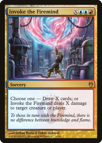 Invoke the Firemind [Duel Decks: Izzet vs. Golgari] - The Mythic Store | 24h Order Processing