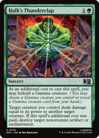 Hulk's Thunderclap [Marvel Super Heroes Commander] - The Mythic Store | 24h Order Processing