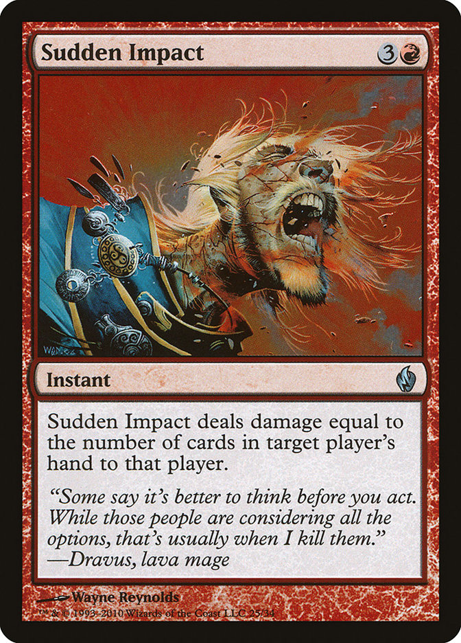 Sudden Impact [Premium Deck Series: Fire and Lightning] - The Mythic Store | 24h Order Processing