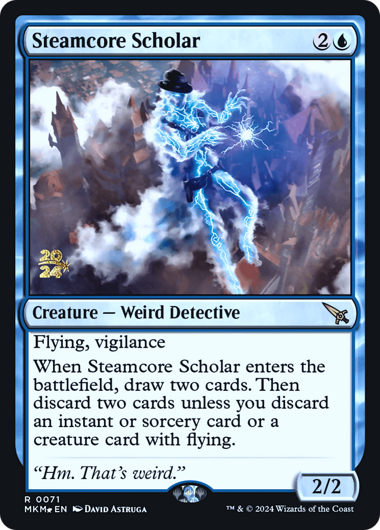 Steamcore Scholar [Murders at Karlov Manor Prerelease Promos] - The Mythic Store | 24h Order Processing