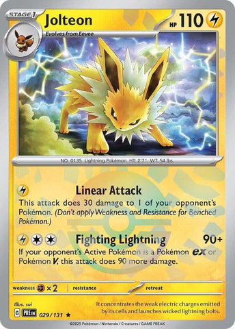 Jolteon (029/131) (Poke Ball Pattern) [Scarlet & Violet: Prismatic Evolutions] - The Mythic Store | 24h Order Processing