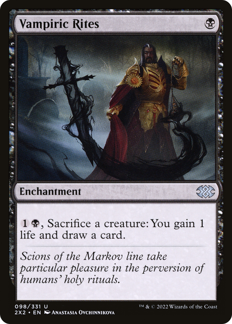 Vampiric Rites [Double Masters 2022] - The Mythic Store | 24h Order Processing