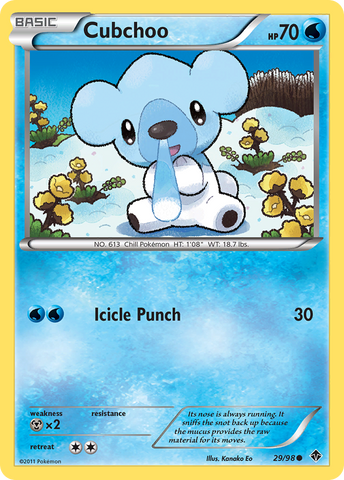 Cubchoo (29/98) [Black & White: Emerging Powers] - The Mythic Store | 24h Order Processing