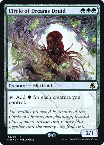 Circle of Dreams Druid (Ampersand Promo) [Dungeons & Dragons: Adventures in the Forgotten Realms Promos] - The Mythic Store | 24h Order Processing