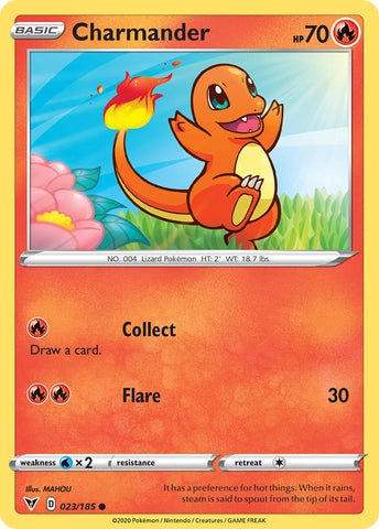 Charmander (023/185) [Sword & Shield: Vivid Voltage] - The Mythic Store | 24h Order Processing