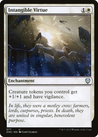 Intangible Virtue [Phyrexia: All Will Be One Commander] - The Mythic Store | 24h Order Processing