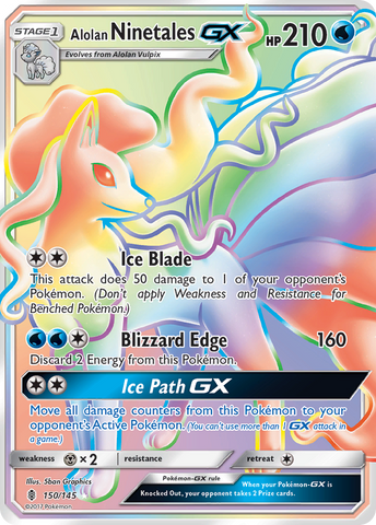Alolan Ninetales GX (150/145) [Sun & Moon: Guardians Rising] - The Mythic Store | 24h Order Processing