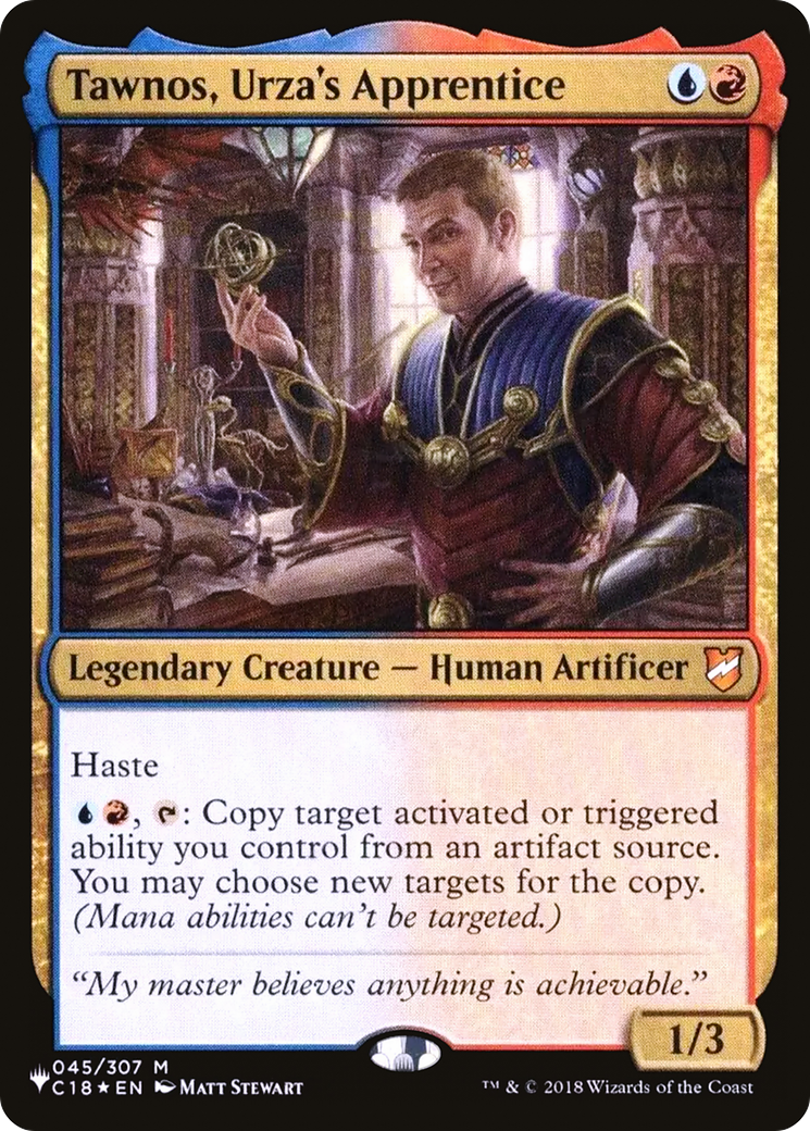 Tawnos, Urza's Apprentice [The List] - The Mythic Store | 24h Order Processing