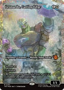 Leonardo, Cutting Edge (Showcase) (Fracture Foil) [Teenage Mutant Ninja Turtles] - The Mythic Store | 24h Order Processing