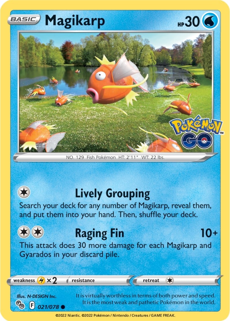 Magikarp (021/078) [Pokémon GO] - The Mythic Store | 24h Order Processing