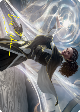 Clever Lumimancer Art Card (Gold-Stamped Signature) [Strixhaven: School of Mages Art Series] - The Mythic Store | 24h Order Processing