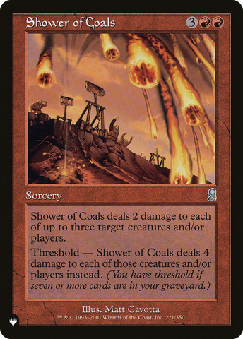 Shower of Coals [The List] - The Mythic Store | 24h Order Processing