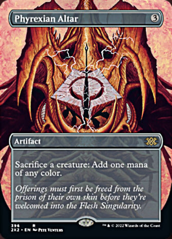 Phyrexian Altar (Borderless Alternate Art) [Double Masters 2022] - The Mythic Store | 24h Order Processing