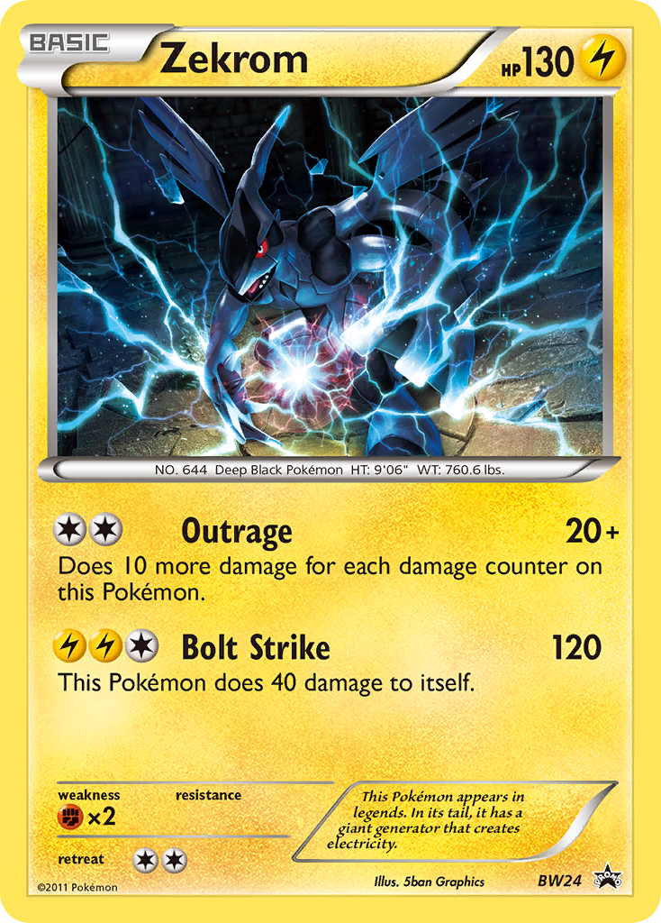 Zekrom (BW24) [Black & White: Black Star Promos] - The Mythic Store | 24h Order Processing