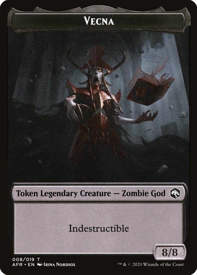 Treasure // Vecna Double-Sided Token [Dungeons & Dragons: Adventures in the Forgotten Realms Tokens] - The Mythic Store | 24h Order Processing